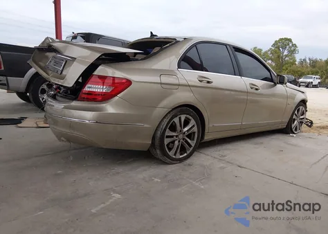 2012 Mercedes-Benz C 250 Luxury/Sport from USA, damaged, VIN WDDGF4HBXCA641140